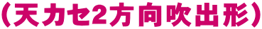 (天カセ2方向吹出形)